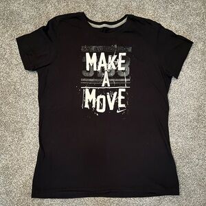 Nike Black 'Make A Move' Short Sleeve Tee